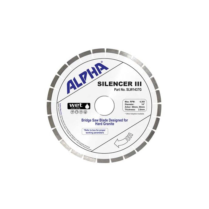 Silencer III 14" Hard Granite 14in to 18in