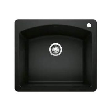 Blanco-Coal Black-Diamond Single Bowl Dual Mount-442905