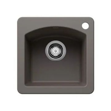 Blanco-Volcano Grey-Diamond Bar Sink Dual Deck-443107
