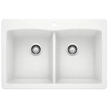 Blanco Diamond Equal Double Dual Mount Sink