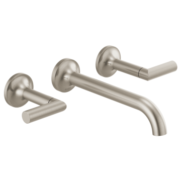 Brizo Two-Handle Wall Mount Lavatory Faucet with Lever Handles & Wall Mount