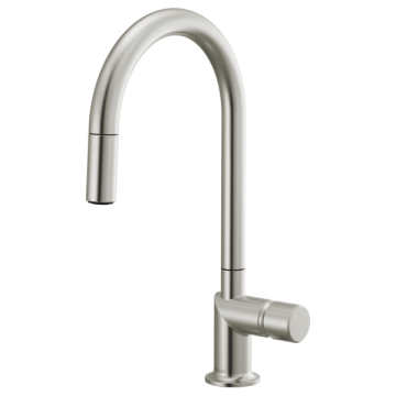 Brizo 63075LF Single Handle Bathroom Faucet with Metal Knob Handle Kit
