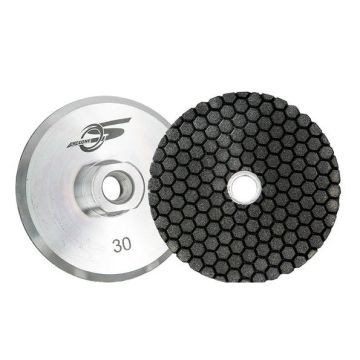 Diamax Cyclone Resin Cup Wheel with Aluminum Backer 4in