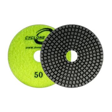 Diamax 4in Cyclone Polishing Disk 3.5mm 30 to 3000grit