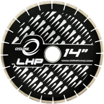 Diamax Cyclone Low Horse Power Silent Core Diamond Blade 14in to 16in