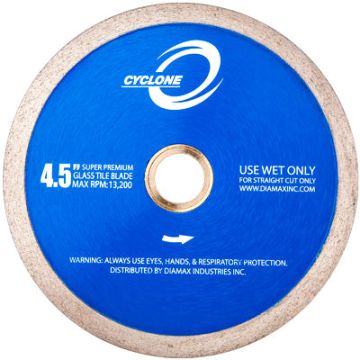 Diamax Cyclone Continuous Rim Glass Blade 4.5in to 10in