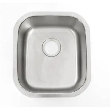 Liberty- Lincoln Large Premium 18 G Stainless Steel Bar/Utility Sink 17 x 18 O.D. 15x16 x9 Deep I.D.