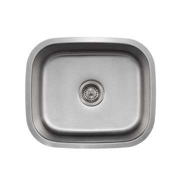 Liberty- Quincy Premium Soft Touch Brushed Finish 18 G UM bar/prep laundry or utility sink. 20 5/8 x 17 3/4 x 9
