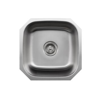 Liberty- Tampa 18 Gauge Single Bowl Undermount Bar Sink, 18x18x9