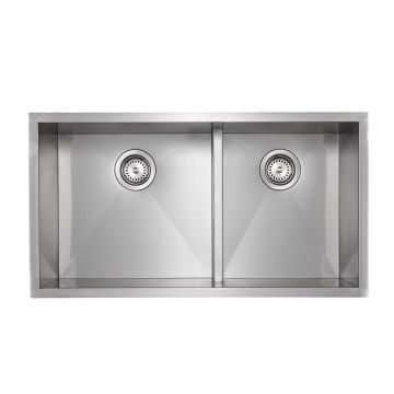 Master Chef - Orleans Half-Divide 15 G Stainless Steel Lower Divider Sink - SQUARE CORNERS