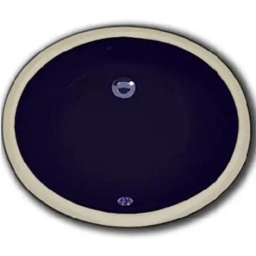 Oasis 2209 Black Porcelain lav Basin 17x14x7.5 (OD) UM
