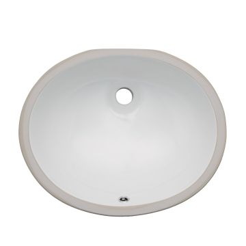 Oasis 2210 White Porcelain Lav Basin 19x16.25x7.5 (OD) UM
