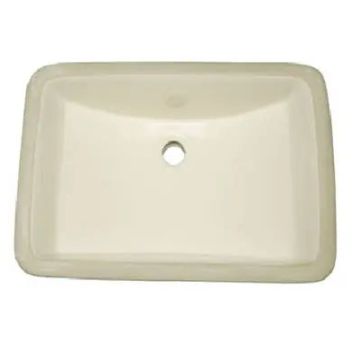 Oasis-Biscuit-Phoenix Rectangular Vitreous China UM lav Basin 20x15x7.8
