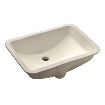 Oasis- Small Specialty Rectangle Porcelain UM Bisque 18x11.5x6 O.D. 17x10.5 I.D.