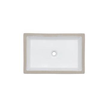 Oasis- Tideway Large UM Rectangular Vitreous China Sink 24x15.5x6.5 OD 21.5x13 ID