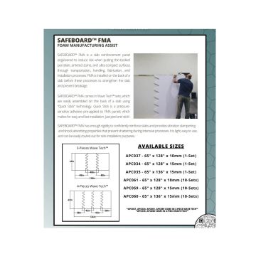 Safeboard-Foam Manufacturing Assist 3-Piece Wave Tech (10-Set Super Pack)  (Pickup or Local Delivery Only)