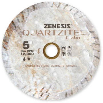 Zenesis™ Small Quartzite Turbo Blade – 5in to 7in for Hard Quartzite & Stone
